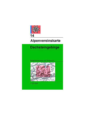 ALPENVEREIN | Wanderkarte Dachsteingebirge Maßstab 1:25.000