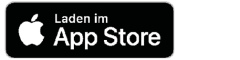 Schwarzer „App Store“-Download-Button mit Apple-Logo und dem deutschen Text „Laden im App Store“ auf weißem Hintergrund.
