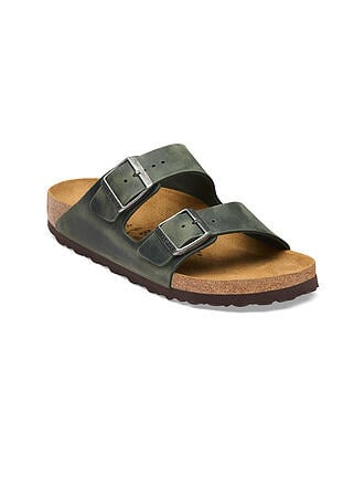 BIRKENSTOCK | Herren Pantoletten Aizona Oiled Leather Regular/Wide