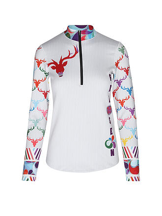 FREISEIN | Damen Unterzieh Zipshirt HappyDeers