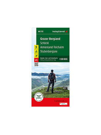 FREYTAG & BERNDT | Wanderkarte WK 131 Grazer Bergland - Schöckl - Teichalm - Stubenbergsee, 1:50.000