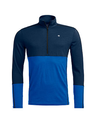 ORTOVOX | Herren Unterzieh Zipshirt 185 ROCK'N'WOOL