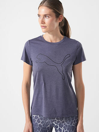 PUMA | Damen Fitnessshirt Essential Heather Logo