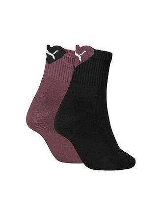 PUMA |  Damen Freizeitsocken Heart Logo Short Crew 2er Pkg. 