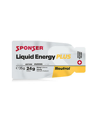 SPONSER | Liquid Energy Plus, koffein-/taurinhaltig 35 g Beutel