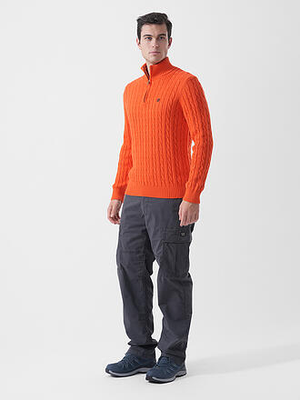 SUPERDRY | Herren Sweater Preppy Cotton Cable 1/2 Zip